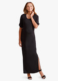 Model is 5’7.5”, 7.5 months pregnant, wears size XS.||Jet Black
