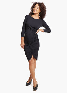 Model is 5’10”, 4 months pregnant, and wears size S.||Black