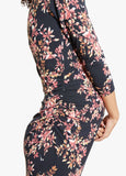 Model is 5’10”, 4 months pregnant, and wears size S.||Black Leaf