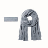 Cable Knit Headband & Scarf Set