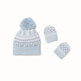 Fair Isle Baby Hat & Mitten Set