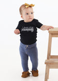 Model is 11 months old, wearing size 9-12.||Black