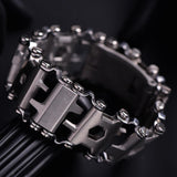 29 Function Tread Bracelet for Travel Outdoor Stainless Steel Multi-Tool Hot Trending Deal 