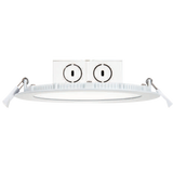 LED flat J-box Downlight - 6inch - 11.5W - 800lm - Dimmable - UL+ES