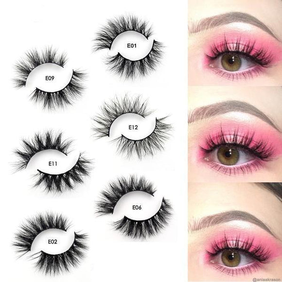 Mink Lashes, 3D Mink - 100% Cruelty Free Handmade Eyelashes False Hot Trending Deal 