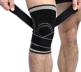 3D Professional Knee Brace Hot Trending Deal Black with Grey S (12" - 14") 