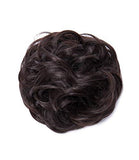 Scrunchy Scrunchie Hair Bun Updo Hairpiece Hair Ribbon Ponytail Extensions Hair Extensions Wavy Curly Messy Hair Bun Extensions Donut Hair Chignons Hair Piece Wig Medium Brown
