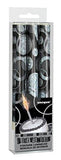 Unique Party 37329 - Glitz Black Birthday Fountain Candles, Pack of 3