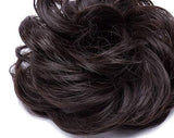 Scrunchy Scrunchie Hair Bun Updo Hairpiece Hair Ribbon Ponytail Extensions Hair Extensions Wavy Curly Messy Hair Bun Extensions Donut Hair Chignons Hair Piece Wig Medium Brown