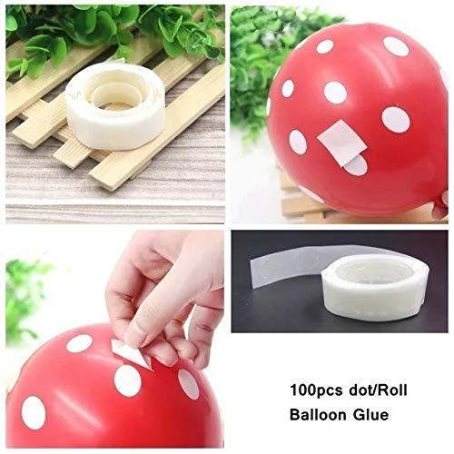 Balloon Arch Garland Decorating Strip Kit, 2 Rolls 16 Feet Balloon Strip, 2  Rolls Balloon Glue Point Dots Stickers for Wedding Party Balloon