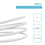 Quntis iPhone Charger Lightning Cable - Apple MFi Certified 2M Premium Lightning to USB A Cable for iPhone Xs Max XR X 8 Plus 7 Plus 6 Plus 5s SE iPad Pro iPod Airpods and More - White