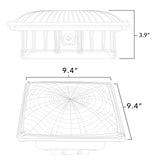 LED Canopy Light - 55W Outdoor Parking Garage Light - (UL+DLC Listed) - Green Light Depot