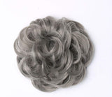 Scrunchy Scrunchie Hair Bun Updo Hairpiece Hair Ribbon Ponytail Extensions Hair Extensions Wavy Curly Messy Hair Bun Extensions Donut Hair Chignons Hair Piece Wig Medium Brown