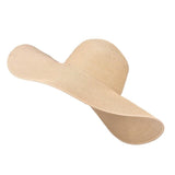 Huge Brim Sun Hats 7.1''/18cm Paper Straw Summer Hats for Womens Ladies UV Protect Floppy Beach Hats Kentucky Derby Party Dress