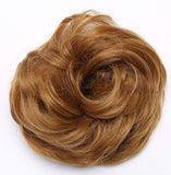 Scrunchy Scrunchie Hair Bun Updo Hairpiece Hair Ribbon Ponytail Extensions Hair Extensions Wavy Curly Messy Hair Bun Extensions Donut Hair Chignons Hair Piece Wig Medium Brown