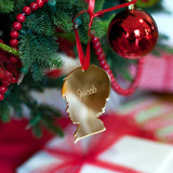 Personalized Mirrored Acrylic Christmas Ornaments