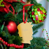 Personalized Mirrored Acrylic Christmas Ornaments