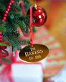 Personalized Mirrored Acrylic Christmas Ornaments