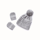 Fair Isle Baby Hat & Mitten Set