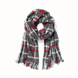 Plaid Blanket Scarf