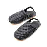 Children's Woven Mule - Black