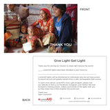 Give Light, Get Light Phone Charger Package