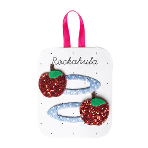 Apple A Day Glitter Clips