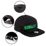 Roll Titles Hats for Men Women Bluetooth LED Hat Programmable Credit Roll Message Display Board Baseball Hip Hop Party Golf Cap