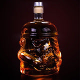 1 Pcs Storm Trooper Decanter Star Wars White Soldier Glass Jug Liquor Bottle High Boron Glass Bottle Wine B 650ml
