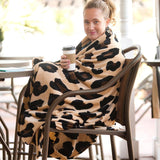 Personalized Blanket - Plush Polyester - Leopard
