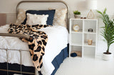 Personalized Blanket - Plush Polyester - Leopard