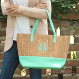 Personalized Cork Purse - Mint