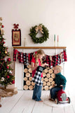 Personalized Christmas Stockings - Burlap, Plaid & Buffalo Check