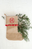 Personalized Christmas Stockings - Burlap, Plaid & Buffalo Check