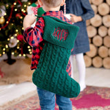 Personalized Christmas Stockings - Burlap, Plaid & Buffalo Check