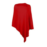 Personalized Pashmina Poncho - Garnet