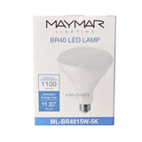 LED BR40 - 15W - 1100lm - Dimmable - UL+ES