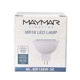 LED MR16 - 6W - 450lm - 35° - Dimmable - UL+ES