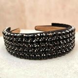 Black Crown Jewelled Headband