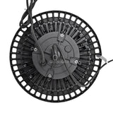 LED UFO High Bay - 240W - Hook Mount - 200V to 480V - Tempered Glass - (UL+DLC)