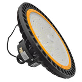 LED UFO High Bay - 240W - Hook Mount - 200V to 480V - Tempered Glass - (UL+DLC)