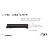 Granny Paring Knife Features info graphic
