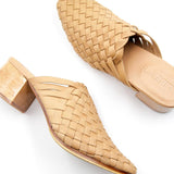 Bondi Woven Mules - Cream