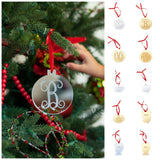 Personalized Mirrored Acrylic Christmas Ornaments