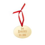 Personalized Mirrored Acrylic Christmas Ornaments