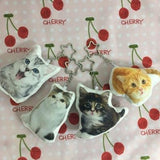 Art Your Cat Fluffy Keychain with YOUR PET