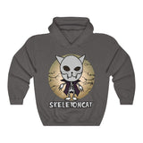 Art Your Cat Skeletoncat - Hoodie