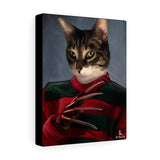 Art Your Cat The krueger - Custom (Your Pet) Halloween Portrait