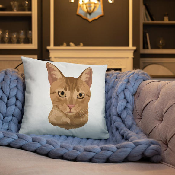Art Your Cat Your Cat - Throw Pillow