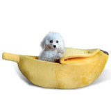 Banana Cat Bed Pet Supplies Online Store Yellow L 